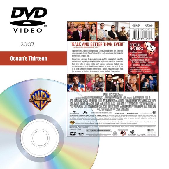 DVD: Ocean's Trilogy: Ocean's Eleven; Ocean's Twelve; Ocean's Thirteen - Picture 7 of 7